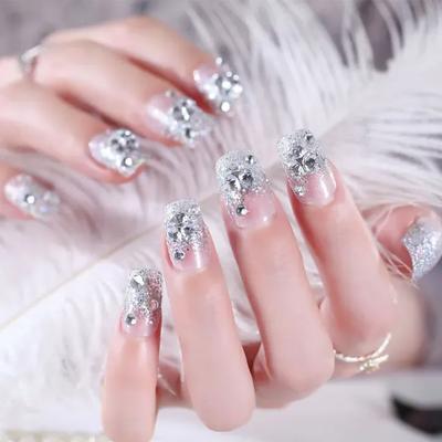 12 Pcs Double Size Stylish Nails, Pack Of 6