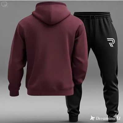 Trendy Printed Hoodie Track Suit for Men