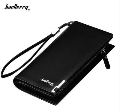 Men's Leather Wallet - 1 Pc in Brown & Black