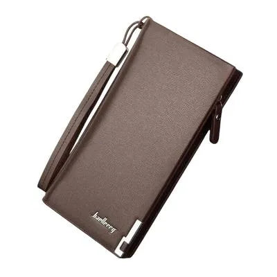 Men's Leather Wallet - 1 Pc in Brown & Black