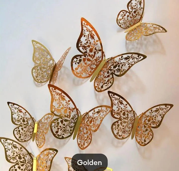 Wall Decorative Piece Butterflys pack Of 6